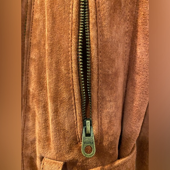 Suede leather jacket like new - Picture 6 of 6